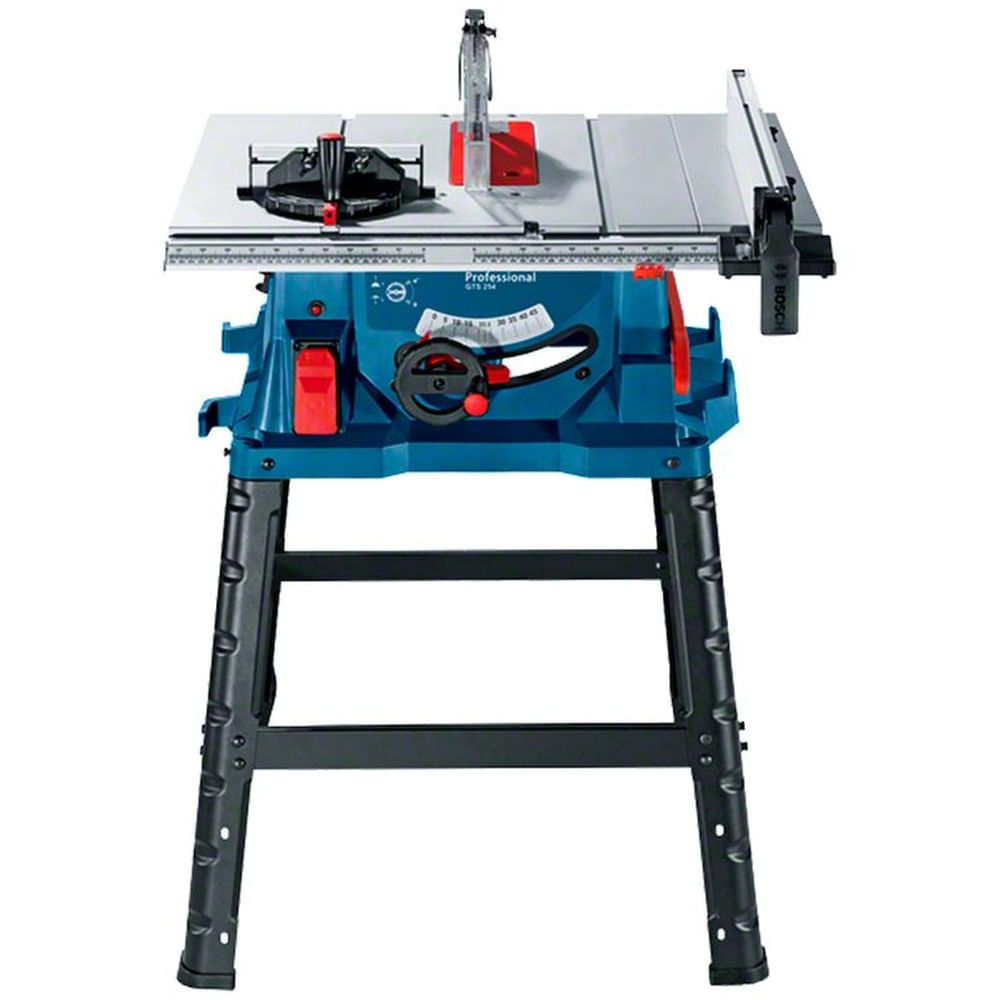 Sierra De Mesa Bosch 1800w Gts 254 + 1 Disco De 254mm Profes Azul