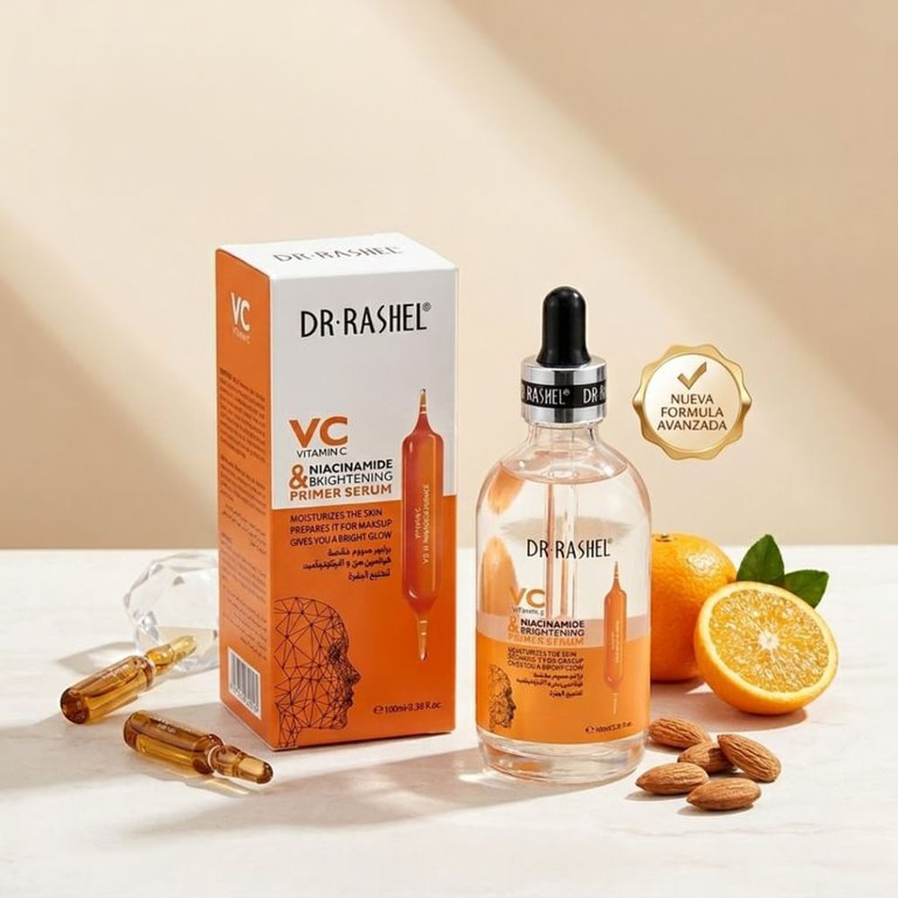 Suero Base Iluminador con Vitamina C y Niacinamida Dr. Rashel 100 ml
