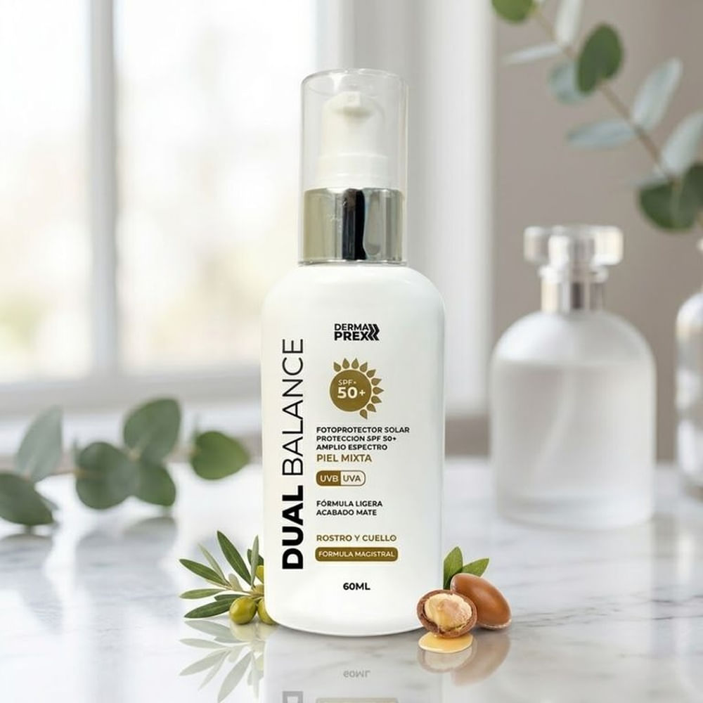 Fotoprotector Solar Dual Balance SPF 50+ - Piel Mixta a Grasa 60ML