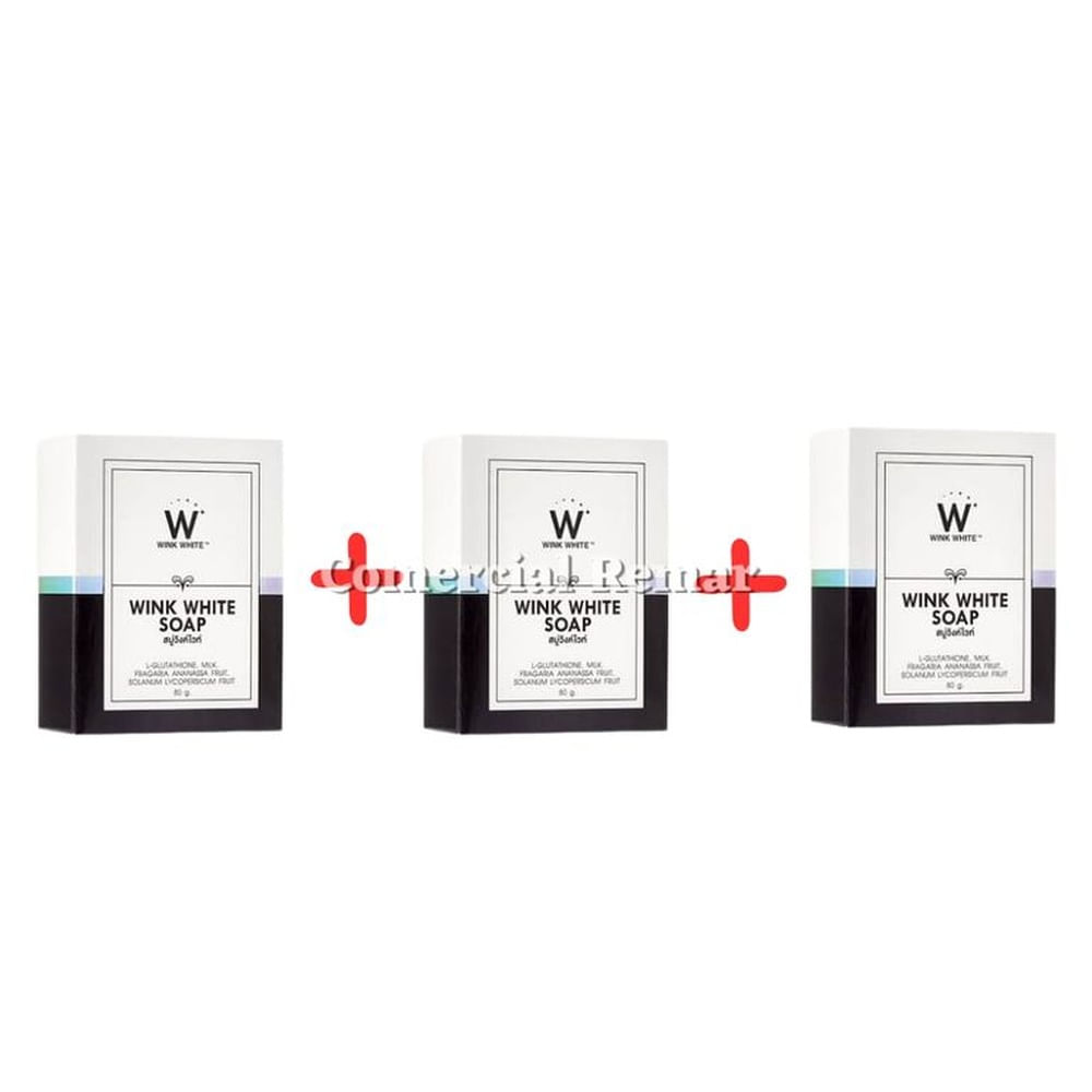 3 Jabones Aclarantes Wink White Soap