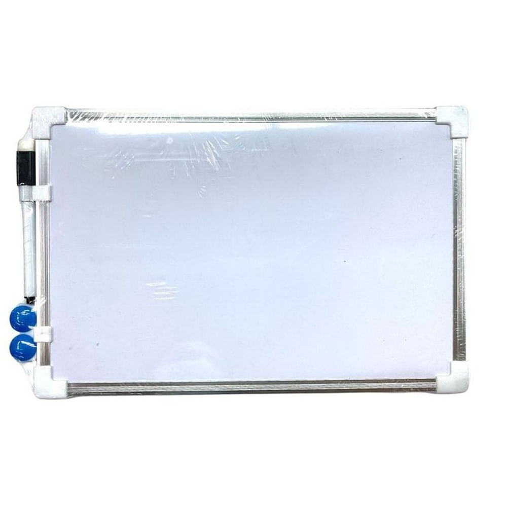 Pizarra Acrilica A4 30x20cm Magnetica Doble Cara Imantada Blanco
