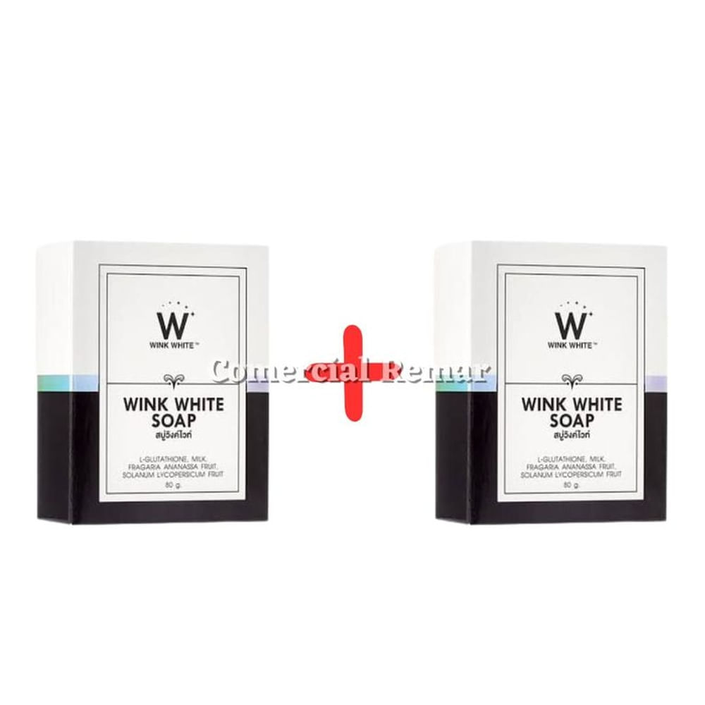 2 Jabones Aclarantes Wink White Soap