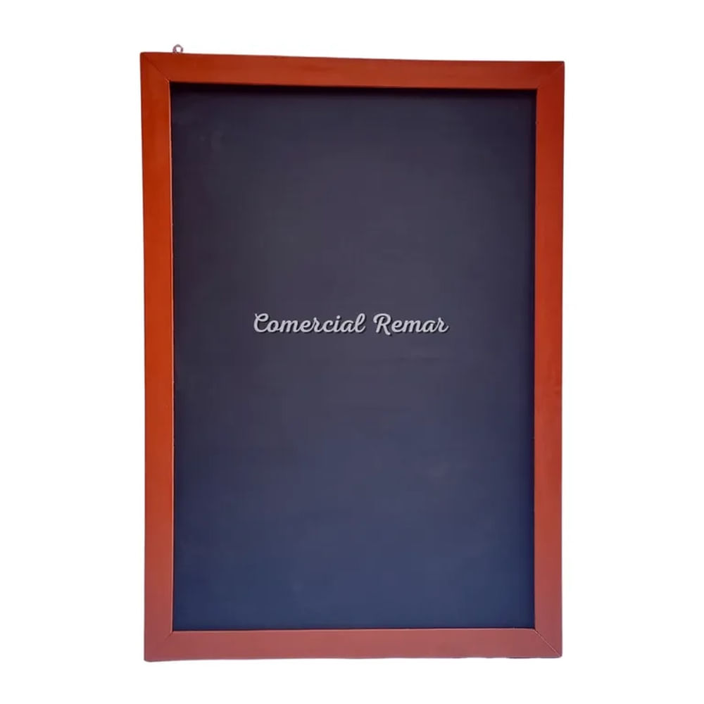 Pizarra 60x40cm Para Tiza Doble Cara De Madera Para Restaurante Negocio Marrón