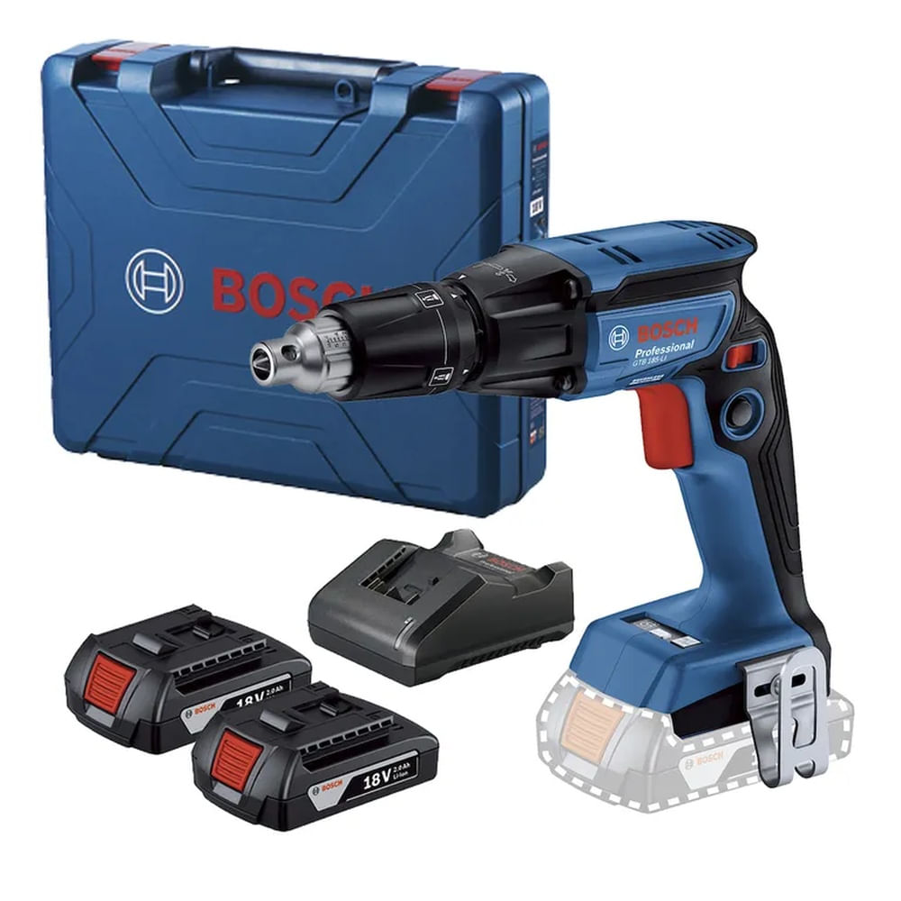 Atornillador Para Drywall 14 Hex 18v Bl Bosch Gtb 185-li