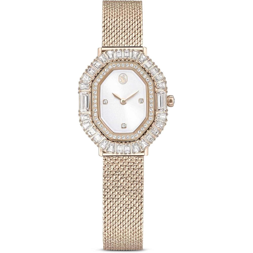 SWAROVSKI RELOJ MATRIX OCTAGON PARA MUJER | CLEAR CRYSTAL, GOLD-TONE FINISH