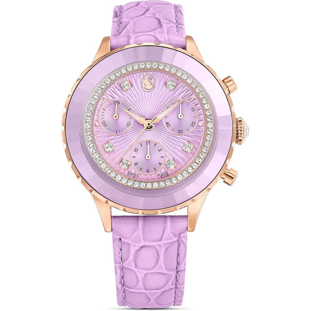SWAROVSKI RELOJ OCTEA CHRONO PARA MUJER | ROSE GOLD TONE