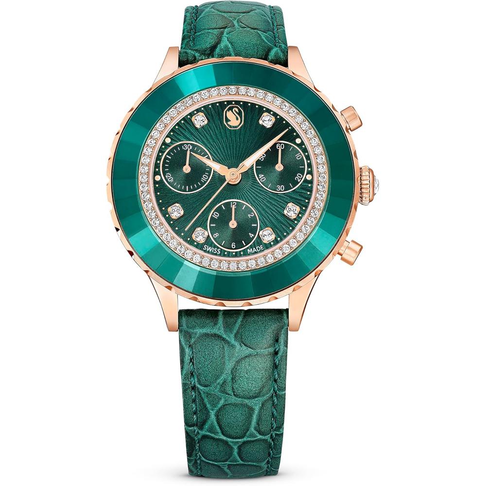 SWAROVSKI RELOJ OCTEA CHRONO PARA MUJER | GREEN