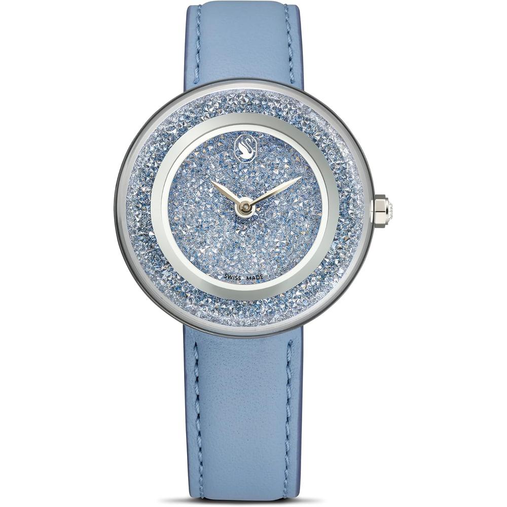 SWAROVSKI RELOJ CRYSTALLINE LUSTRE PARA MUJER | BLUE LEATHER BAND