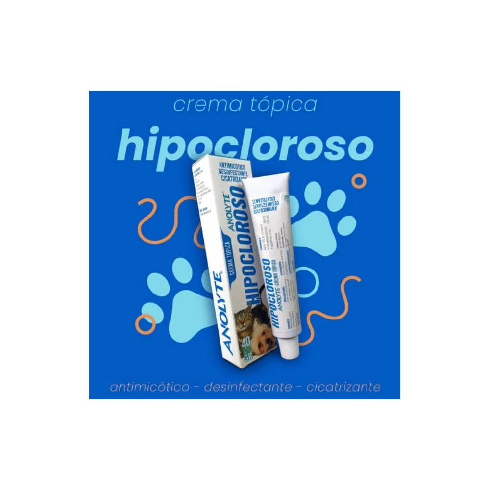 Anolyte Hipocloroso Crema Tópica 40 g