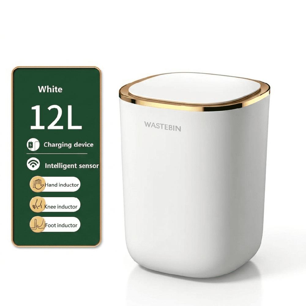 TACHO DE BASURA INTELIGENTE CON SENSOR AUTOMATICO DE 12 LITROS WASTEBIN
