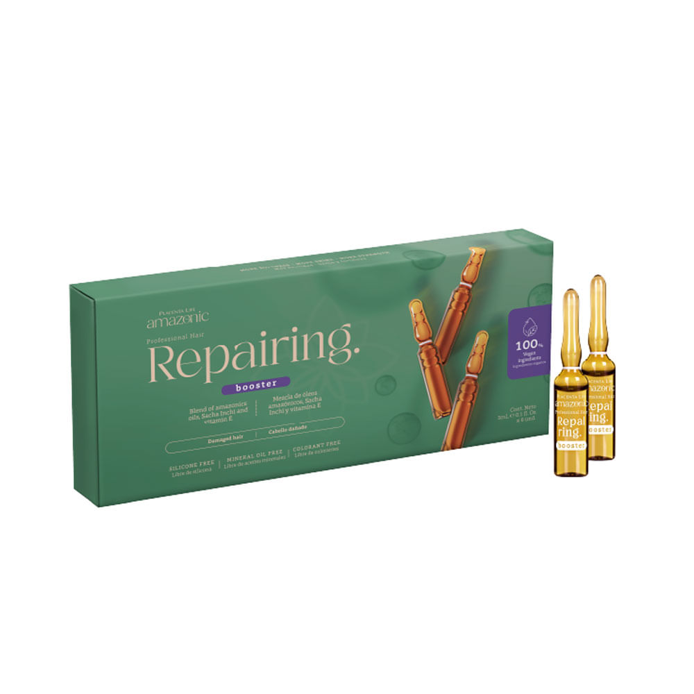 Tratamiento Amazonic Repairing Booster 6 Unidades Reparación Intensa