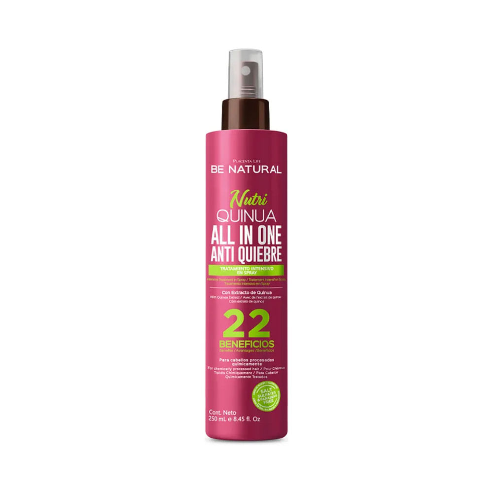 Tratamiento Capilar Be Natural Quínoa All In One 250 ml Nutrición Total