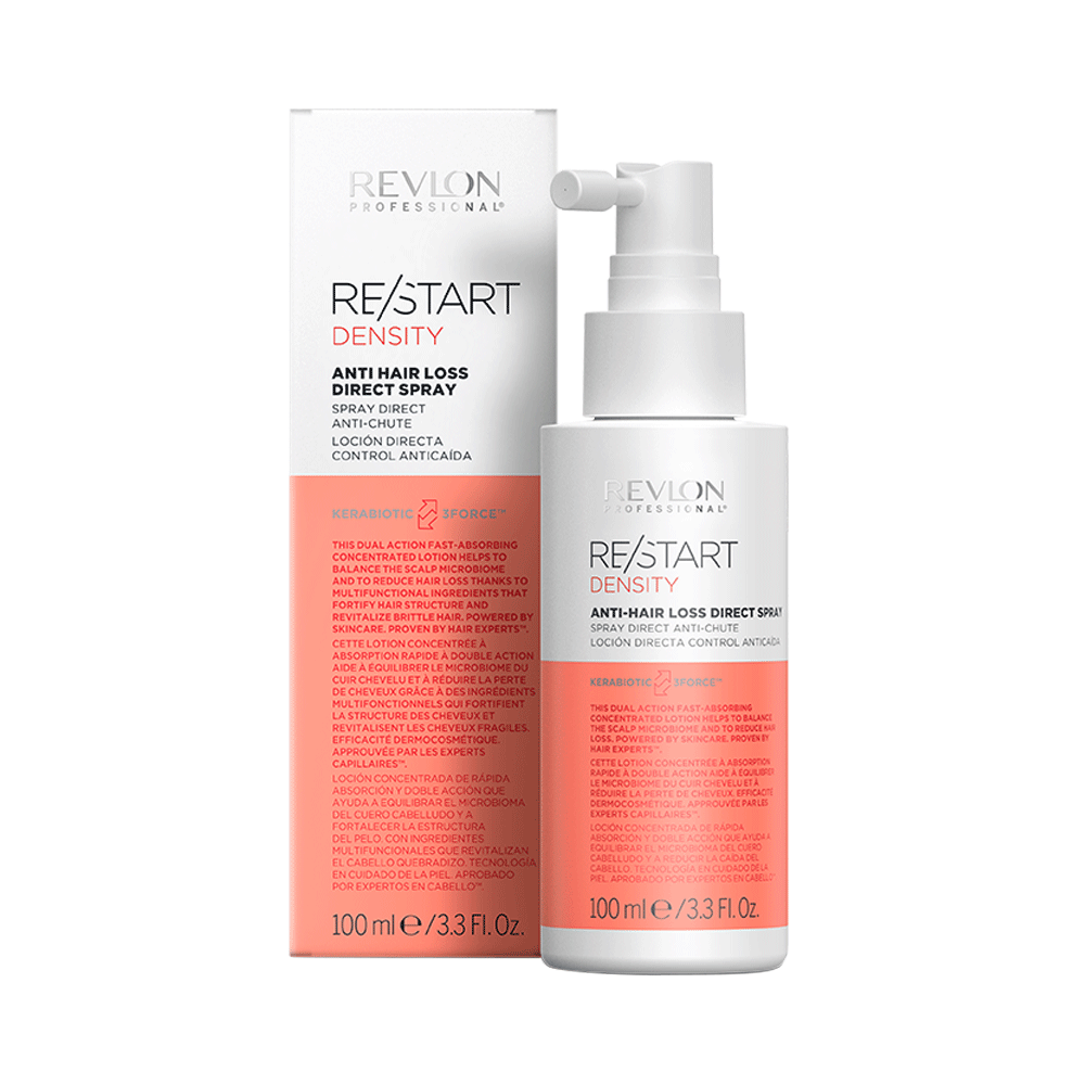 Loción Revlon Re/Start Density Anti-Hair Loss Direct Spray para evitar caída del cabello 100 ml