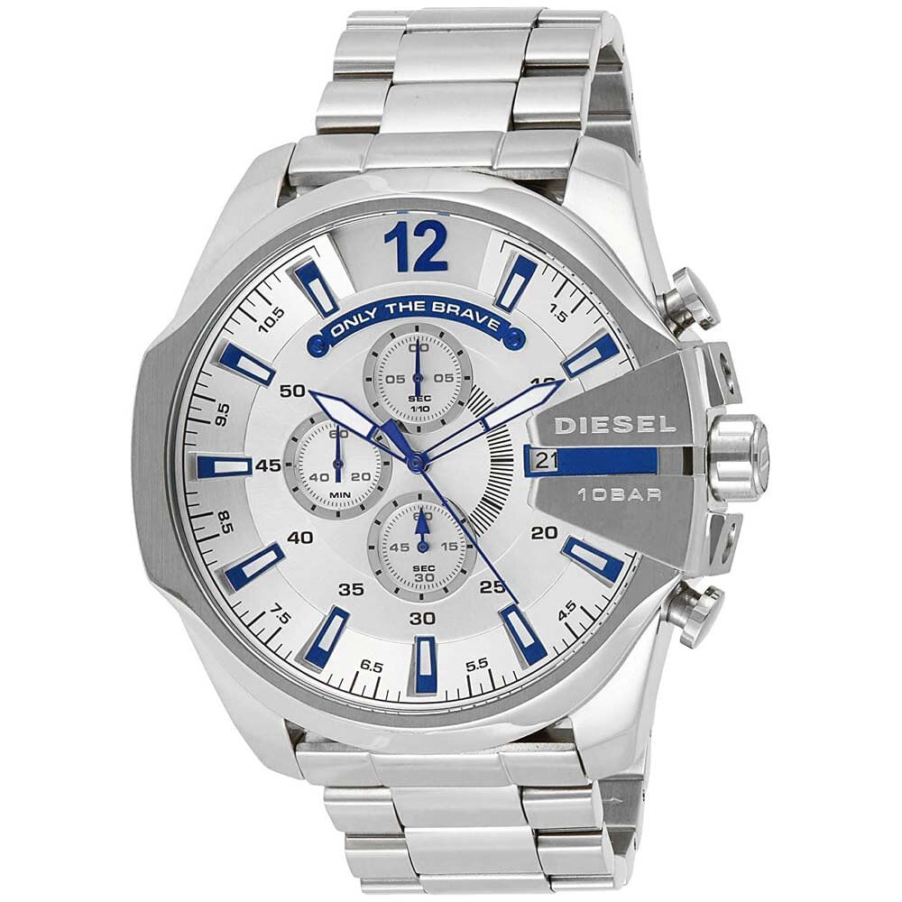 Reloj Diesel Dz4477 White Mega Chief Genuino para Caballero