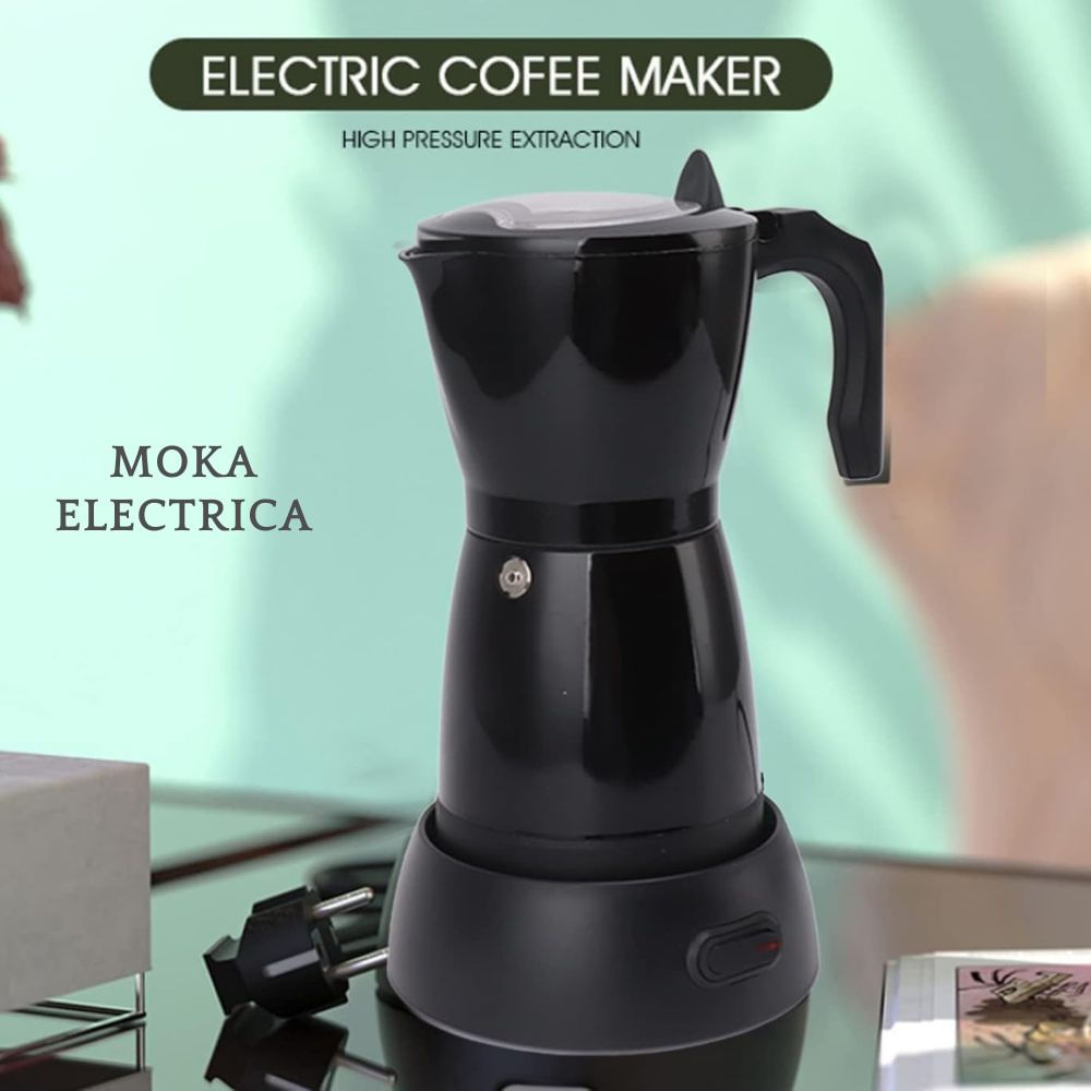 Cafetera moka italiana eléctrica