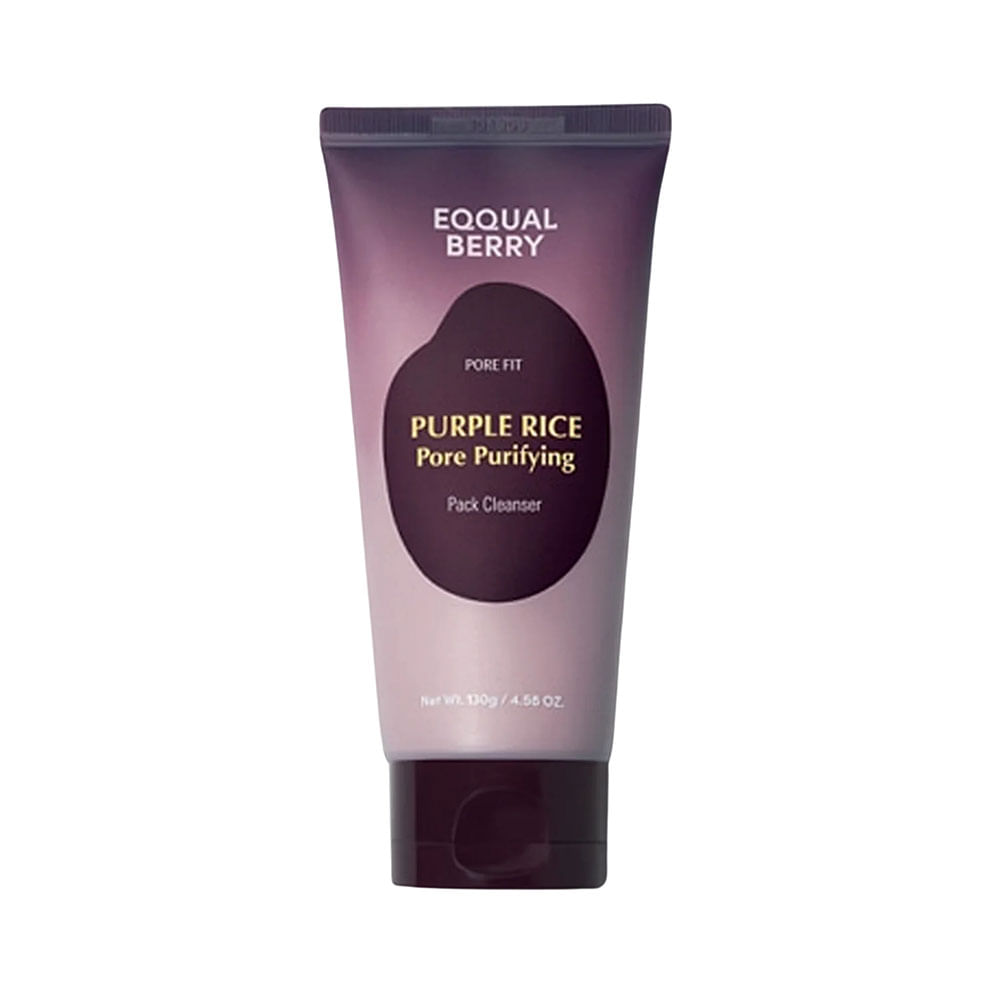 Limpiador facial Eqqualberry Purple Rice Pore Purifying Pack Cleanser