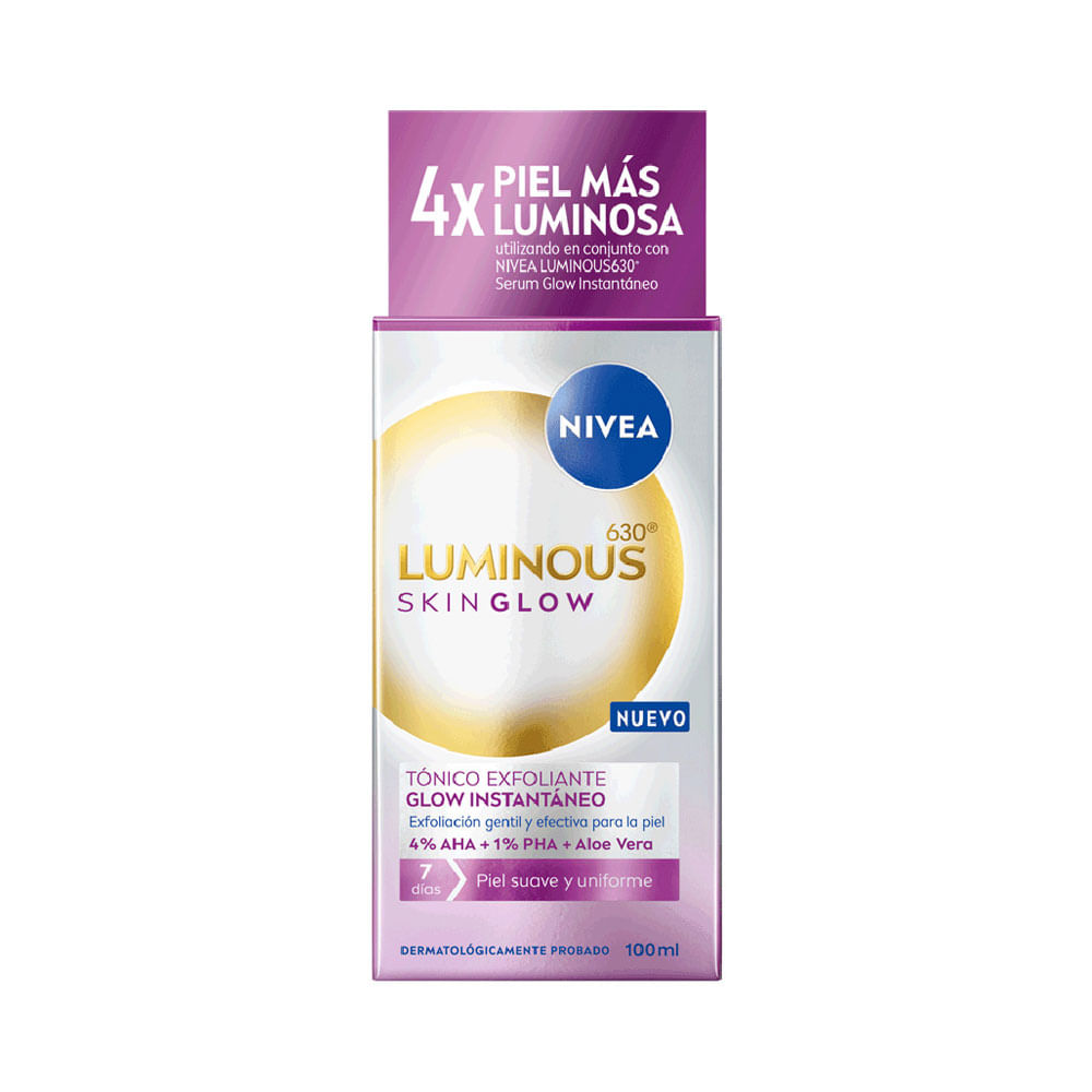 Tónico facial Nivea Luminous 630 Skin Glow 100 ml