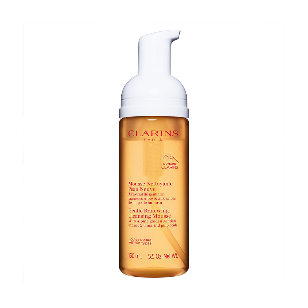 Limpiador facial Clarins Gentle Renewing Cleansing Mousse 150 ml