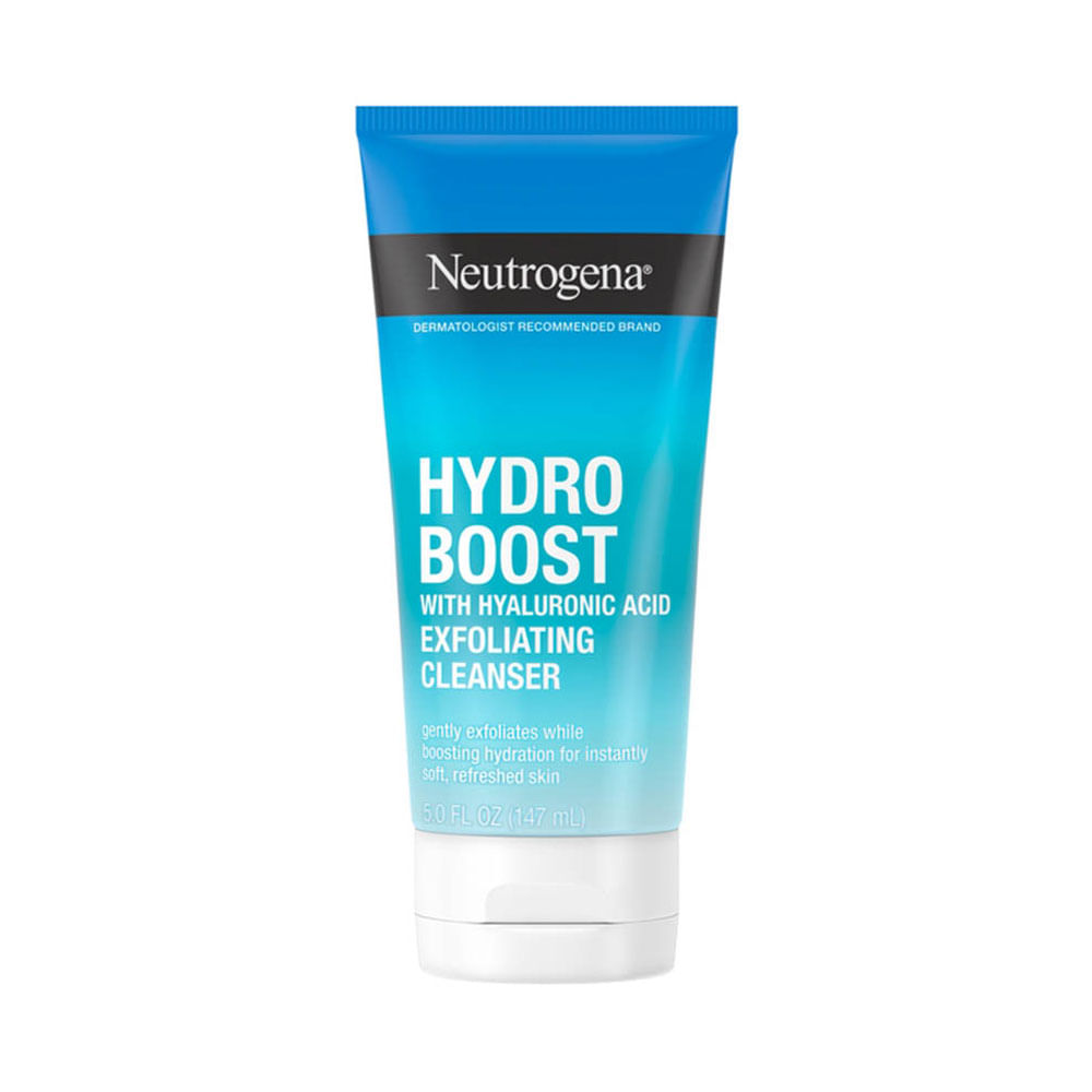 Gel limpiador exfoliante facial Neutrogena Hydro Boost
