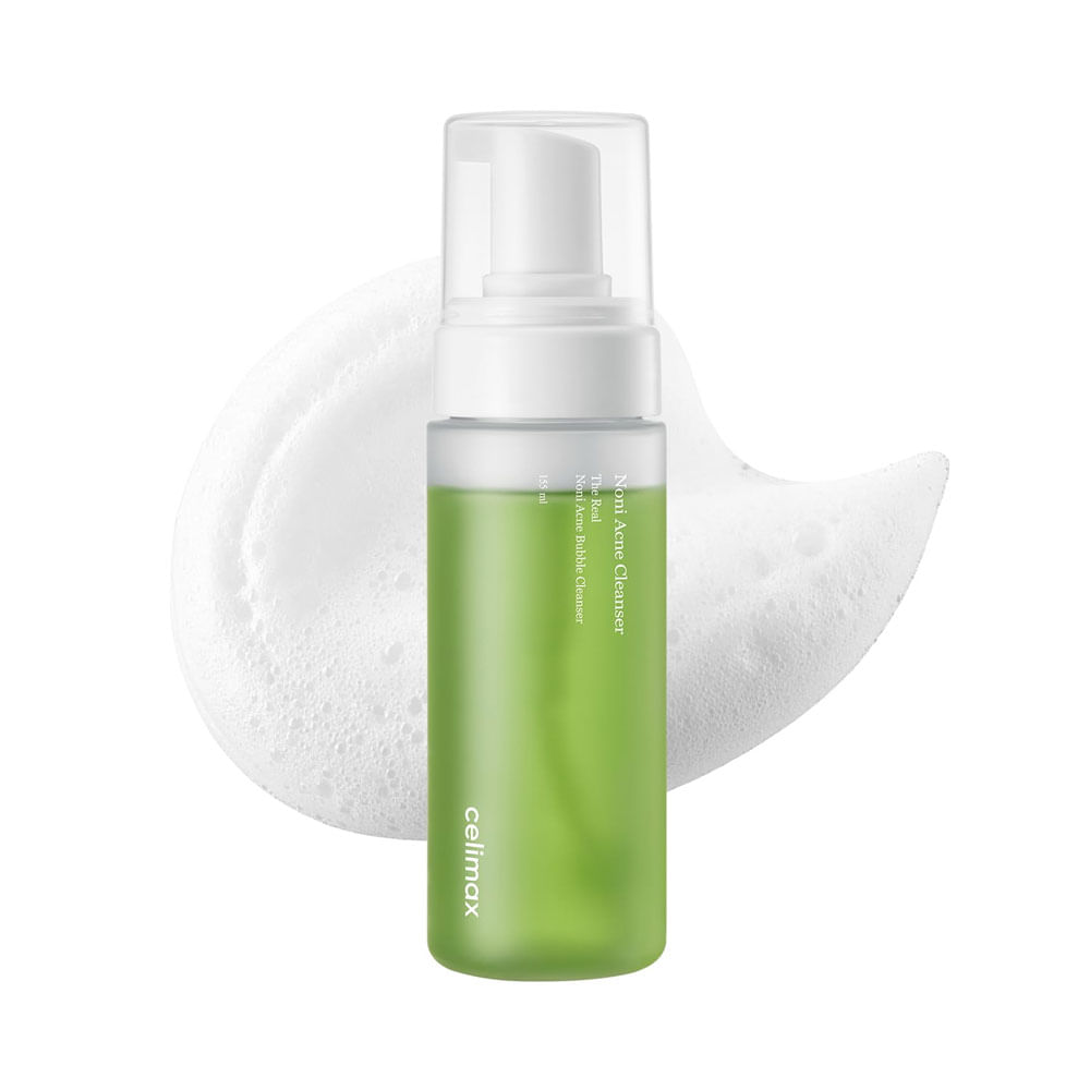 Gel Limpiador Facial Celimax The Real Noni Acne Bubble Cleanser 155 ml
