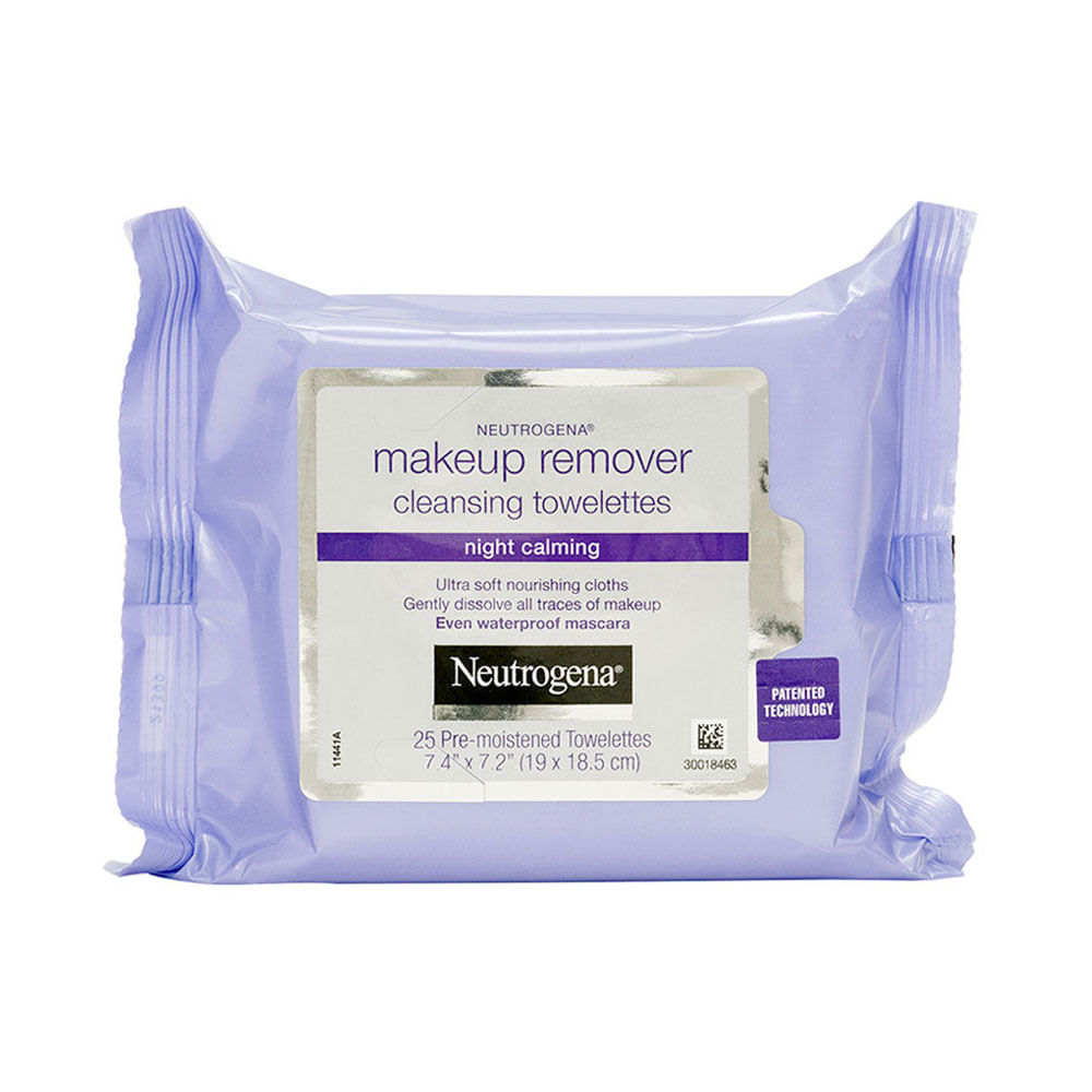 Toallitas Desmaquillantes Neutrogena Makeup Remover Night Calming 25 Und