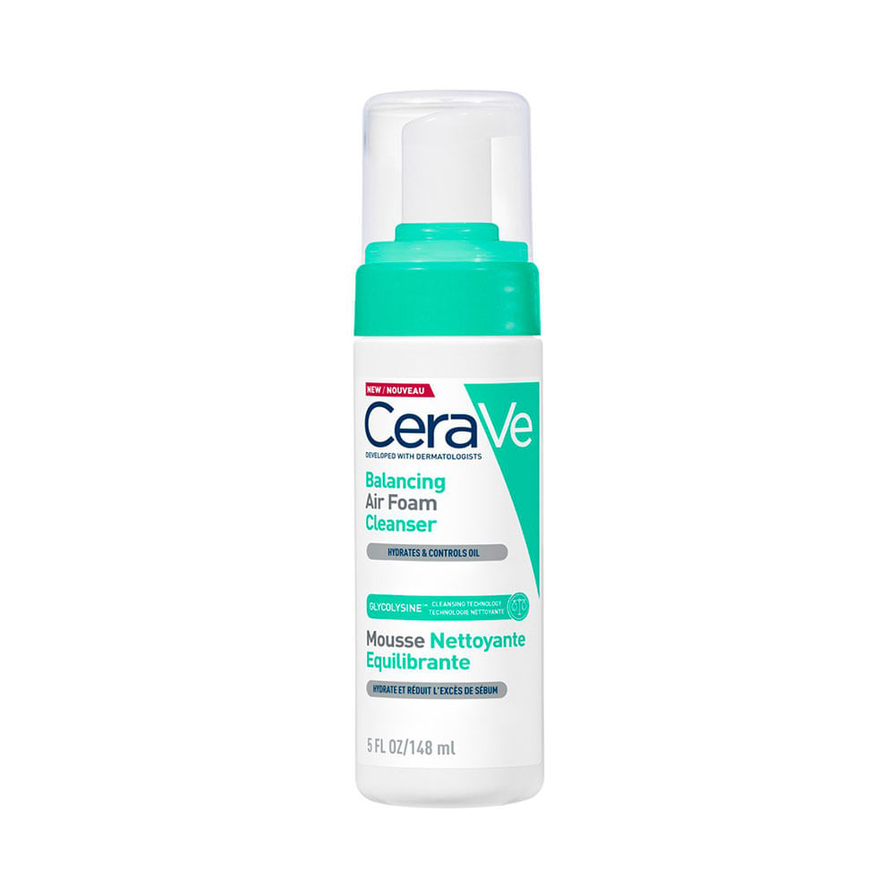 Espuma Limpiador facial Cerave Balancing Air Foam Cleanser 148 ml