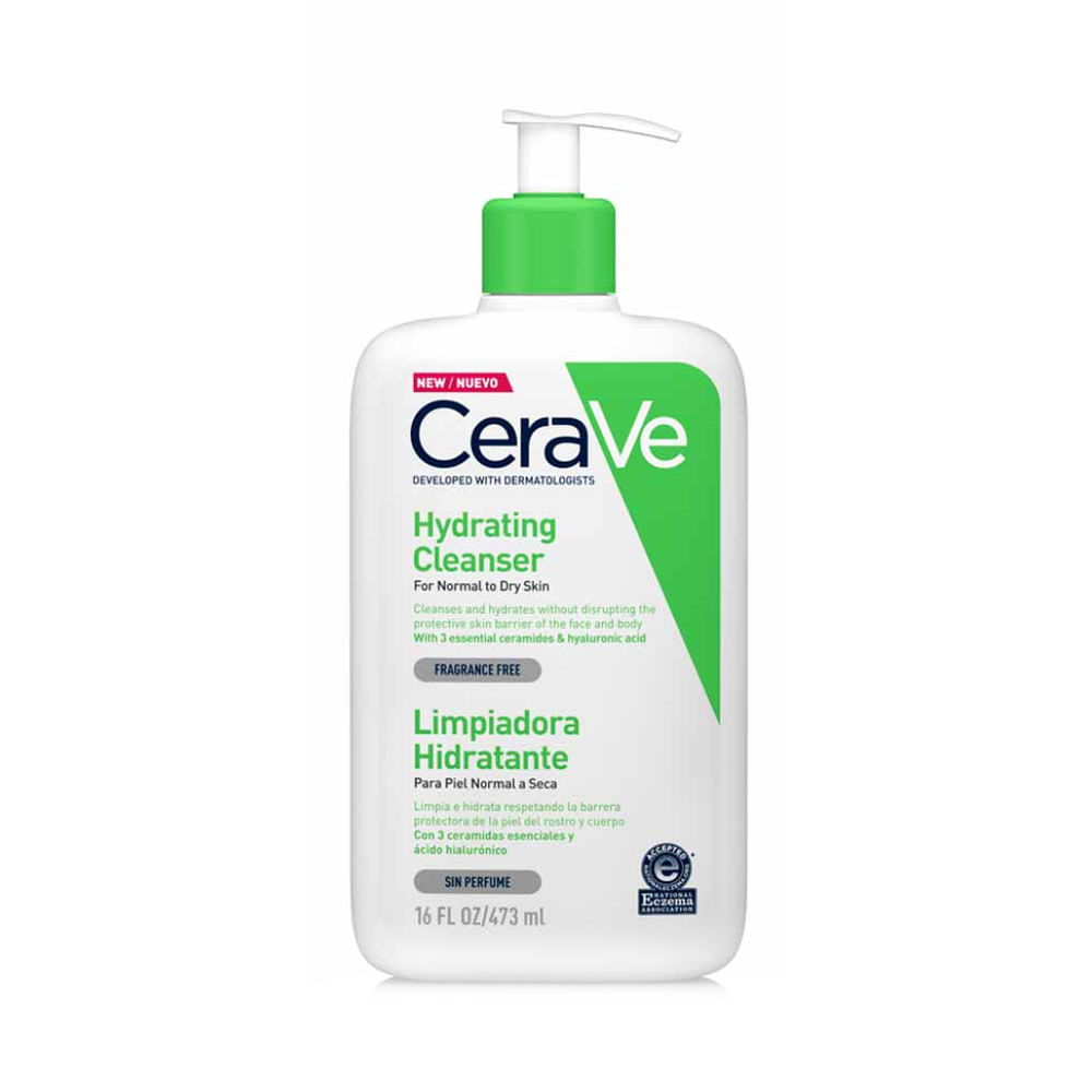 Gel Limpiador facial Cerave Hydrating Cleanser piel normal a seca