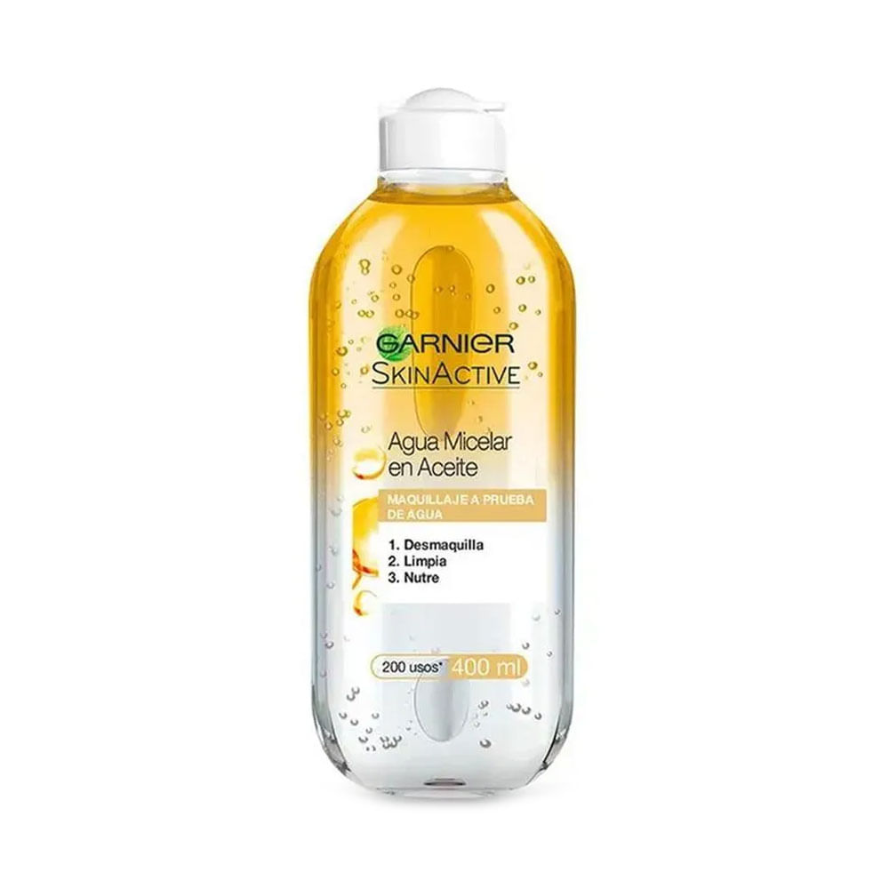 Agua Micelar Garnier Skin Active en Aceite desmaquillante 400 ml