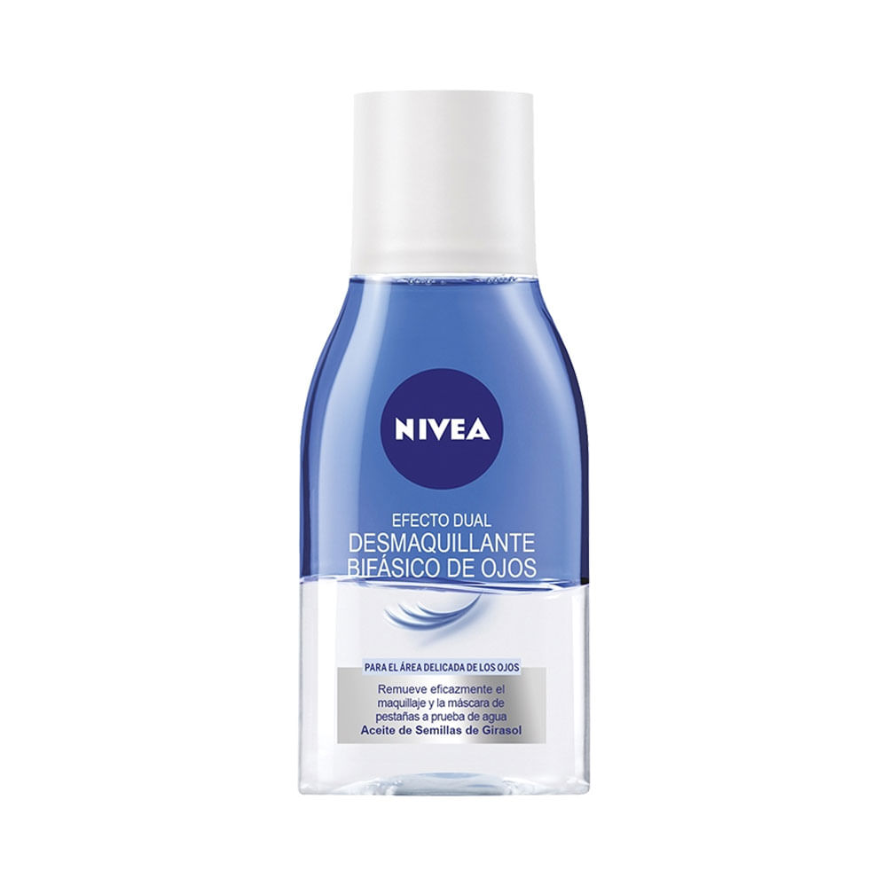 Desmaquillante Bifásico de ojos Nivea Efecto Dual con aceite de semillas de girasol