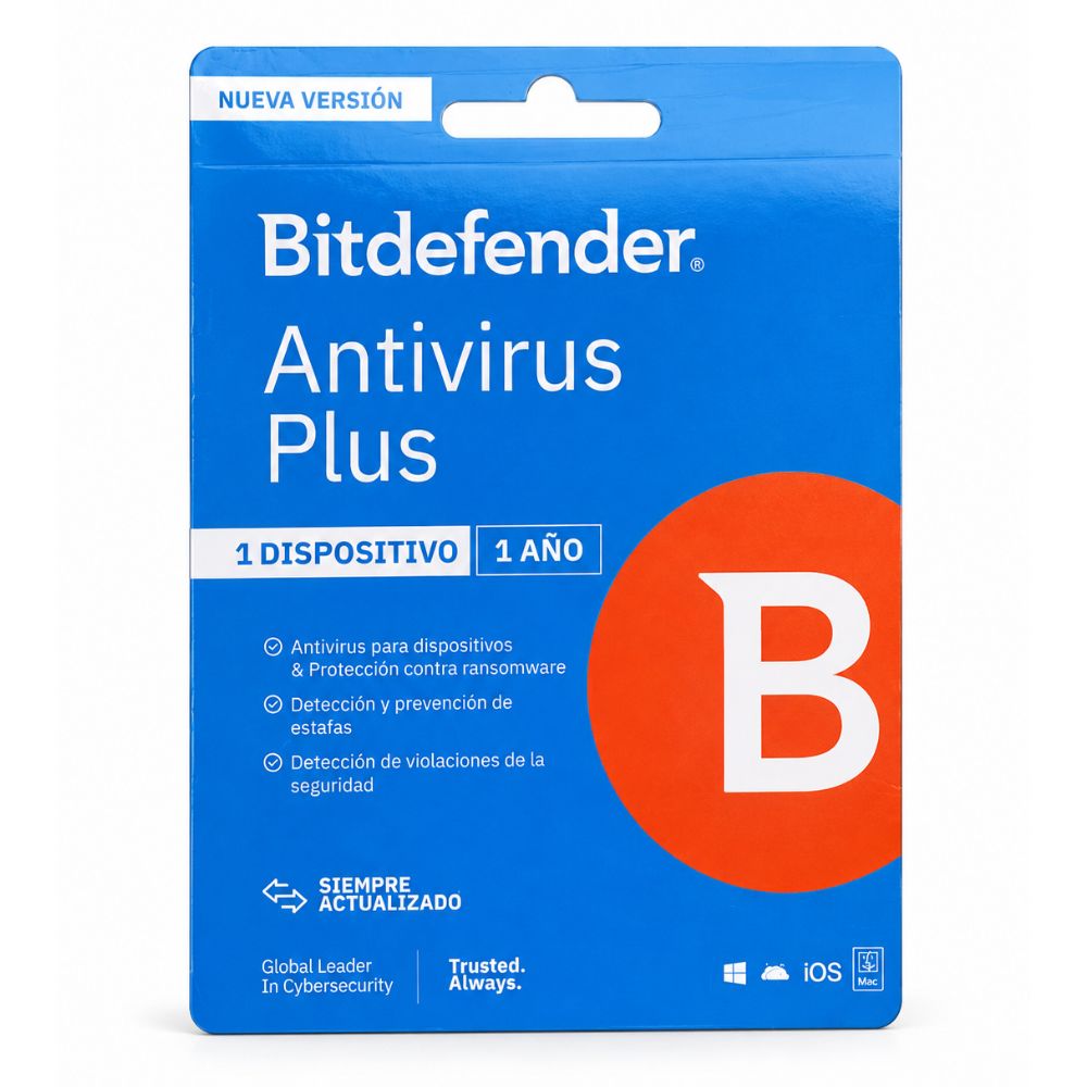 Antivirus  Plus Bitdefender 1 Año