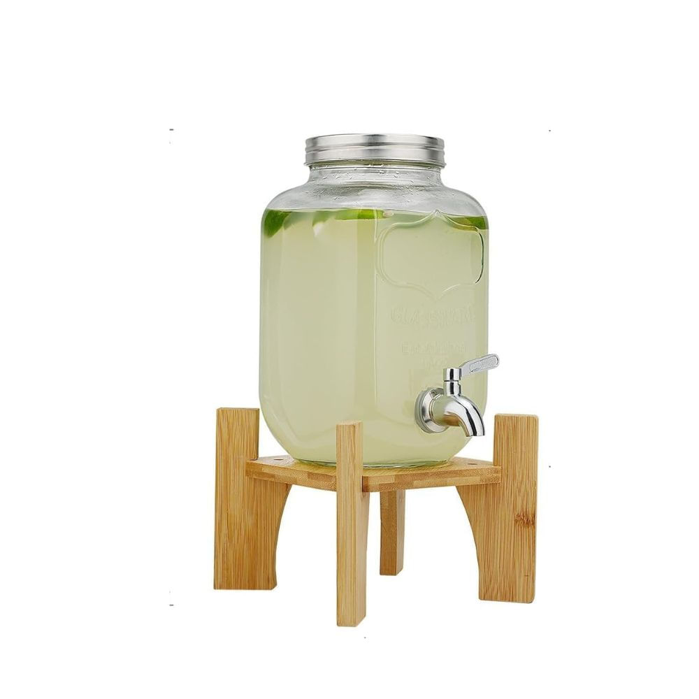 Dispensador de  bebidas de vidrio 5 litros