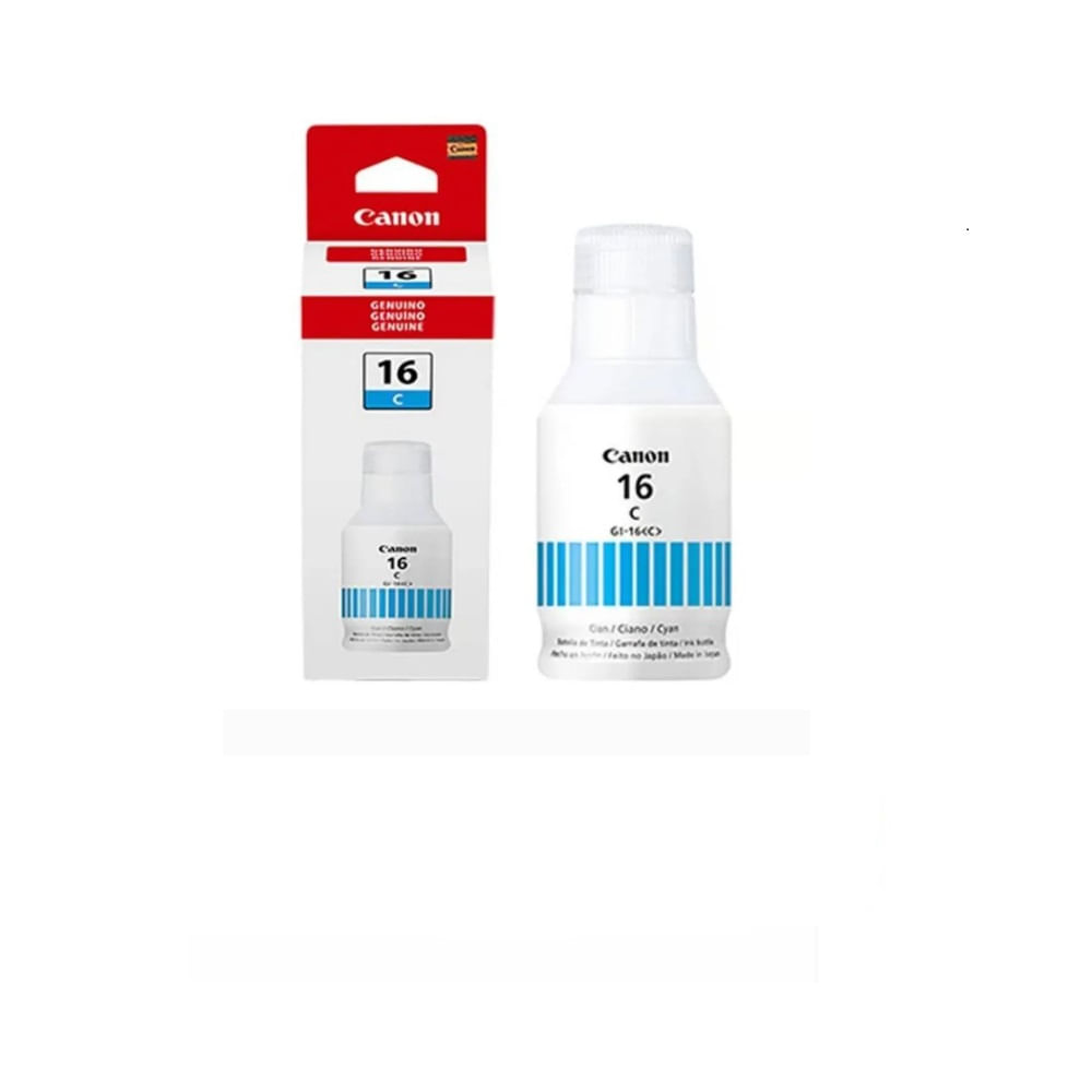 Tinta Canon GI-16C Cian para Maxifi GX6010 GX7010 GX7110 ORIGINAL