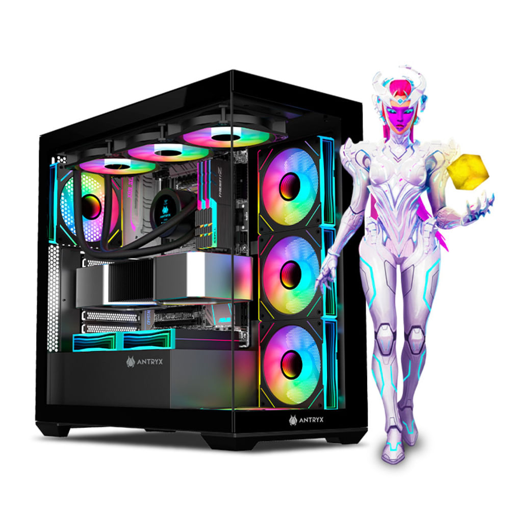 CPU Gamer AMD Ryzen 9 9950X 32gb DDR5 1TB RTX5070 12GB Mipclista RGB COMPUTADORA