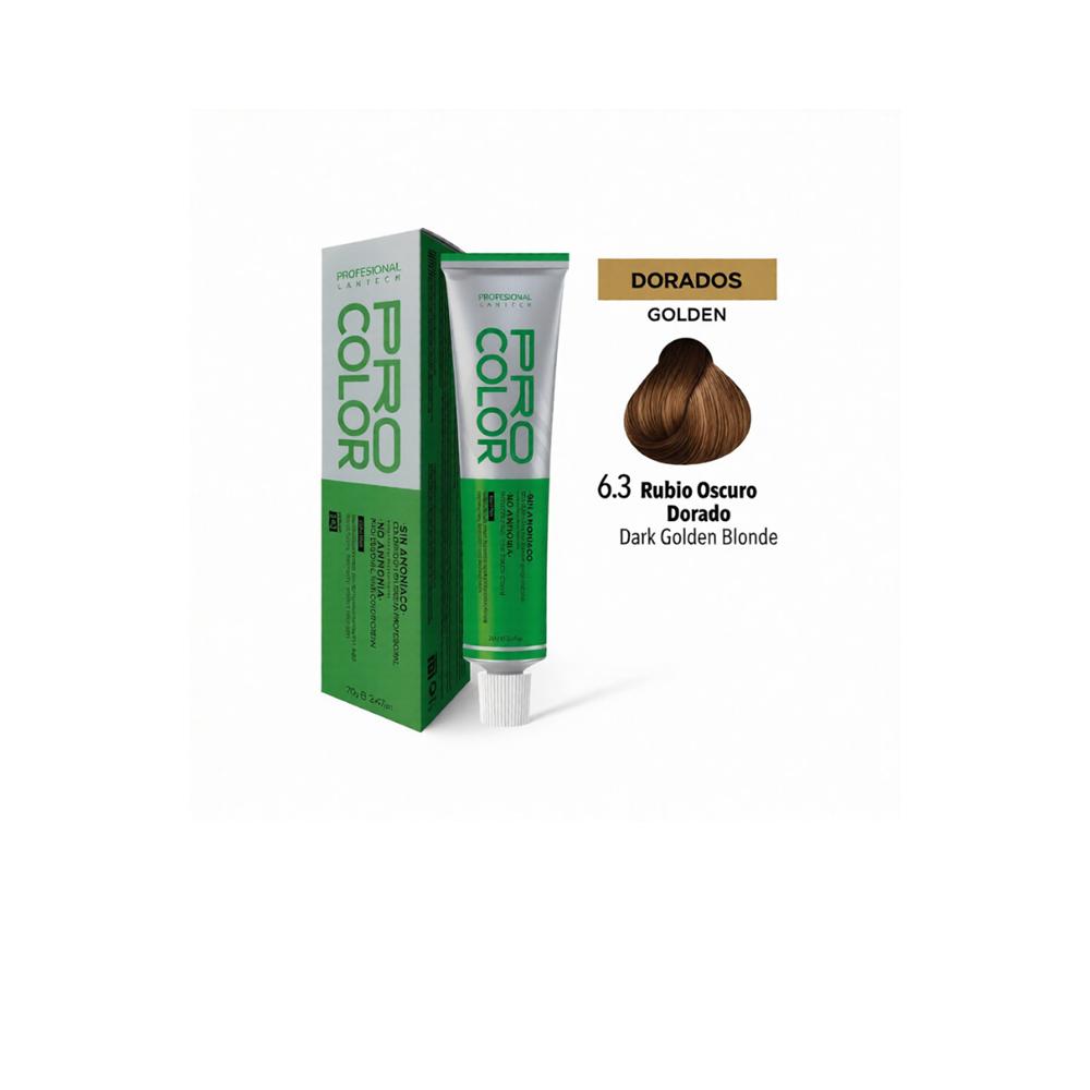 Tinte Rubio Oscuro Dorado 70 G Pro Color