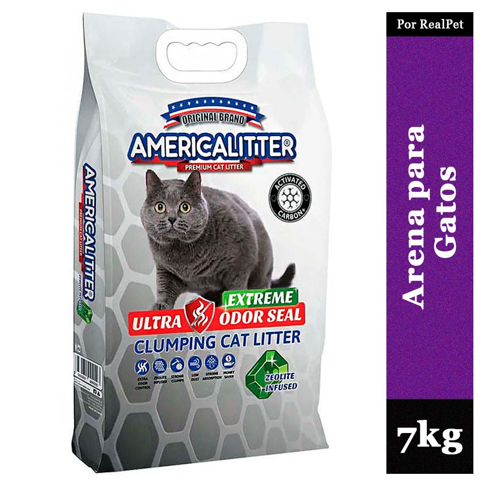 Arena para Gatos AmericaLitter Ultra Odor Seal Ext