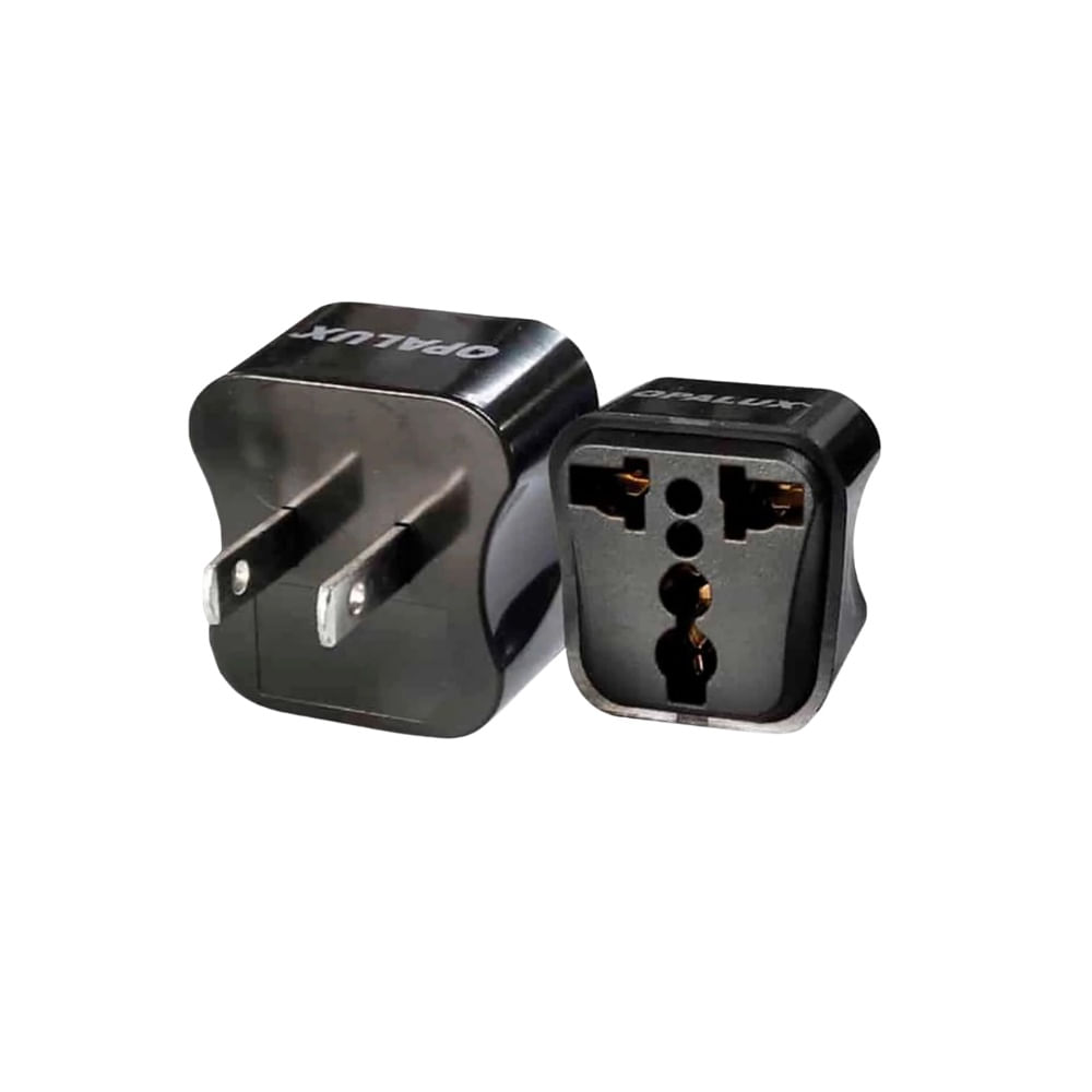 Adaptador Enchufe Multiple Plano Op603 A3 Opalux Negro