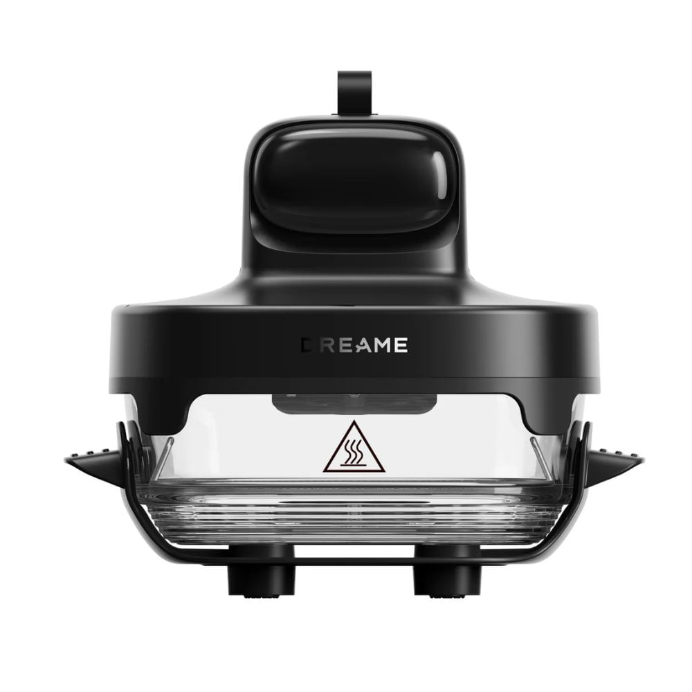 Freidora de Aire Portátil Dreame PT60 de Vidrio - Multifuncional 5 en 1 con 2.5L y 4.5L