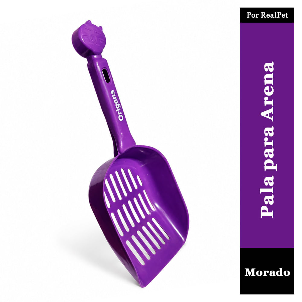 Pala para Arena de Gato Origens Morada