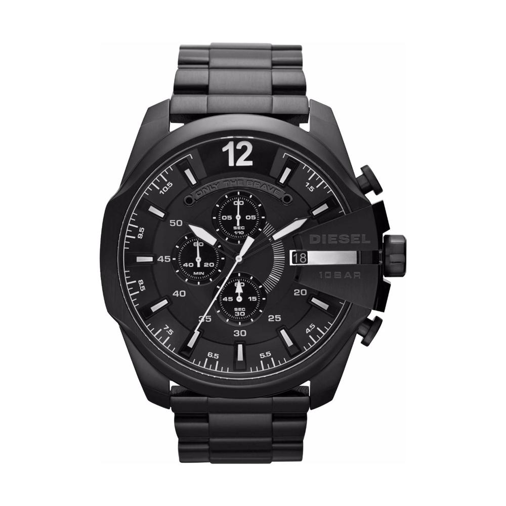 Reloj Diesel Dz4283 Mega Chief Black Genuino para Caballero