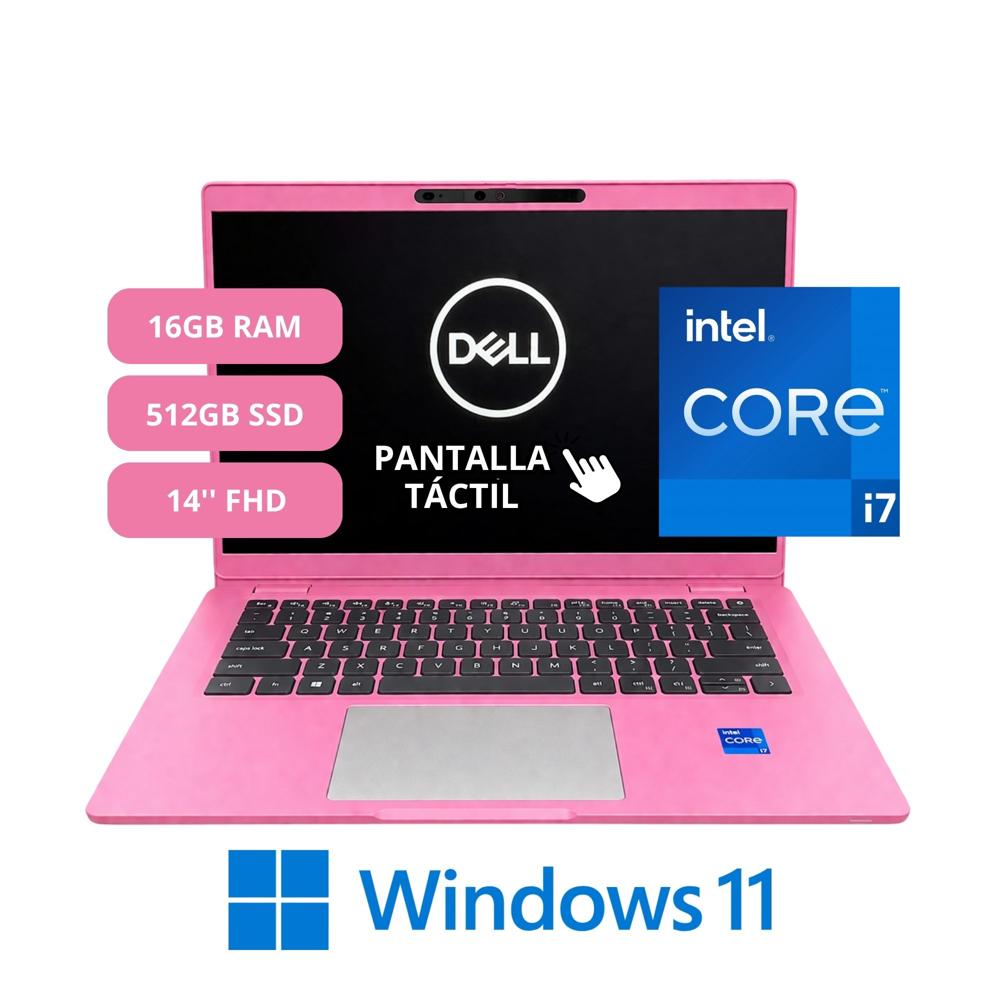 Laptop Dell Latitude 5320 Core i7-1185G7 16GB 512GB SSD 14 Touch Windows 11 Pro Pink Seminueva
