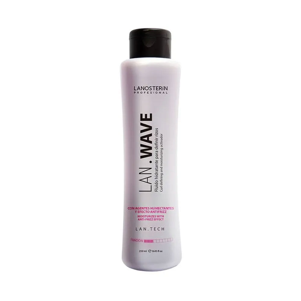 Activador de rizos Lanosterin Lan Wave hidratante para definir rizos 250 ml
