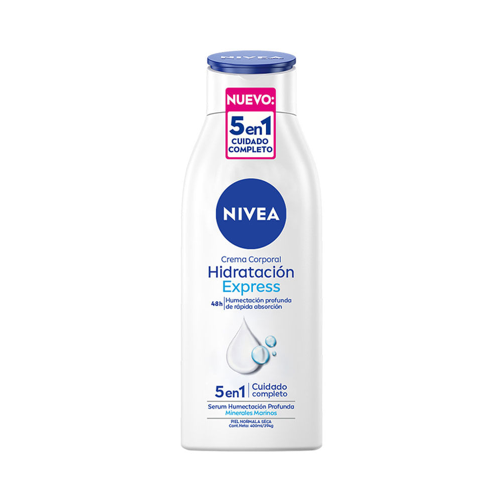 Loción Corporal Nivea Body Care Hidratación Express piel normal 400 ml