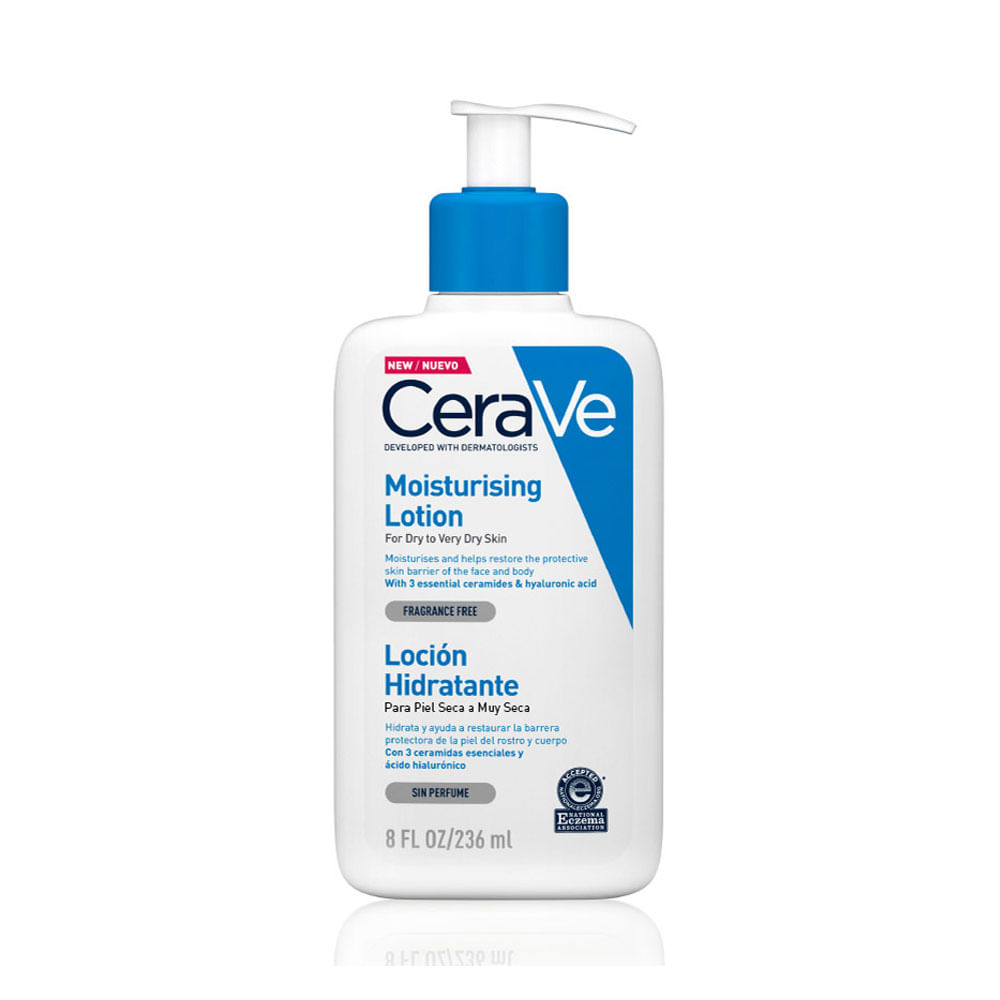 Loción hidratante Cerave Moisturising Lotion para piel seca 236 ml