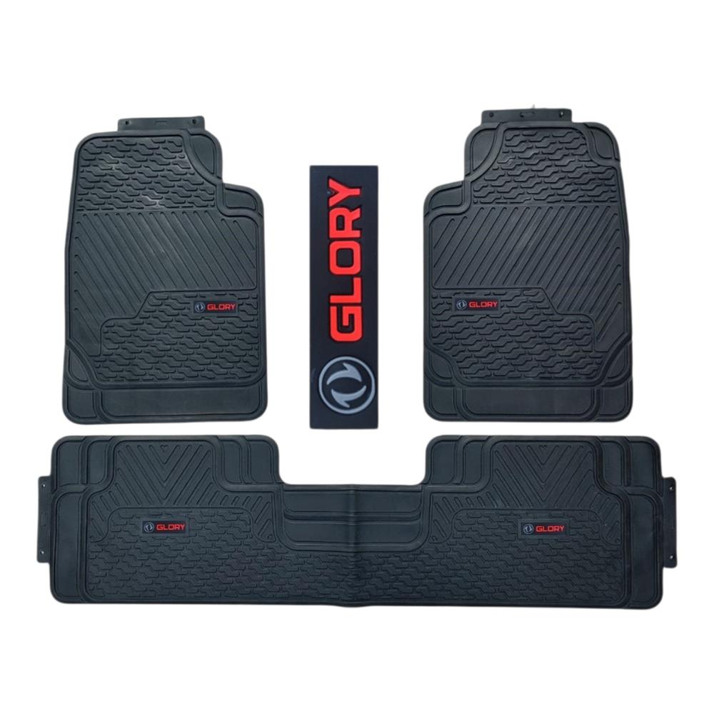 Piso De Jebe PVC Universal 3 Pieza Auto Camioneta DFSK Glory