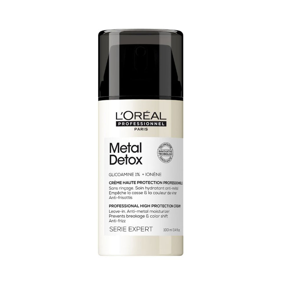 Crema para peinar L'Oréal Professionnel Metal Detox para cabello teñido o decolorado 100 ml