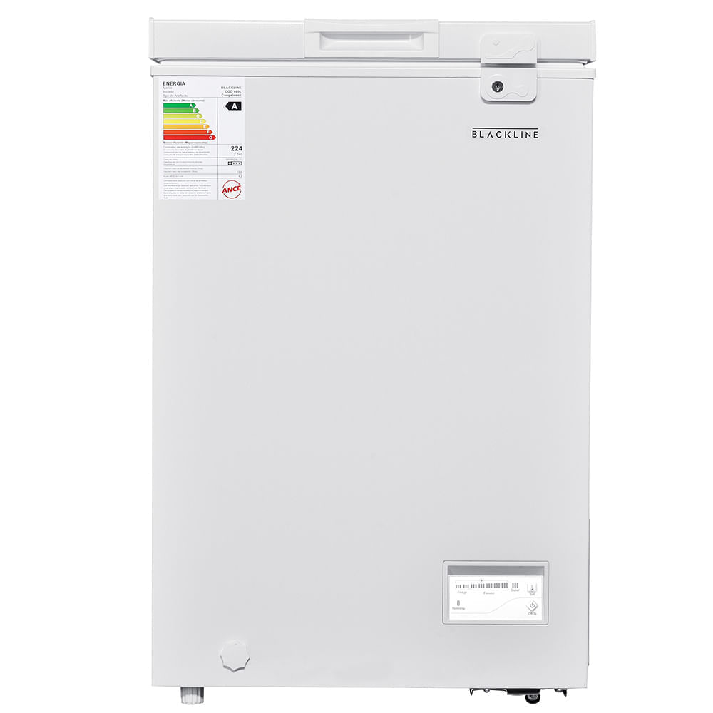 Congeladora BLACKLINE 100L Chest Freez Blanco