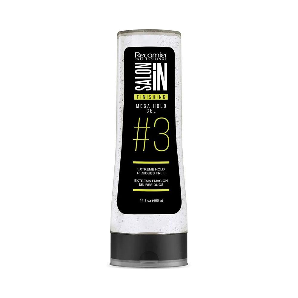 Gel de peinado Salon In Mega Hold Gel #3 fijación extrafuerte 400 ml