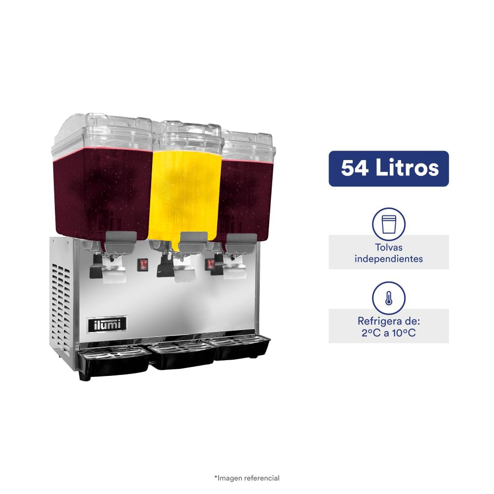 Dispensador de Jugos Ilumi 54 litros