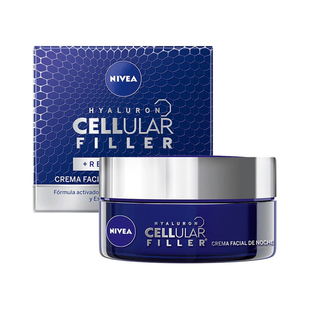 Crema facial de noche Nivea Hyaluron Cellular Filler 50 ml