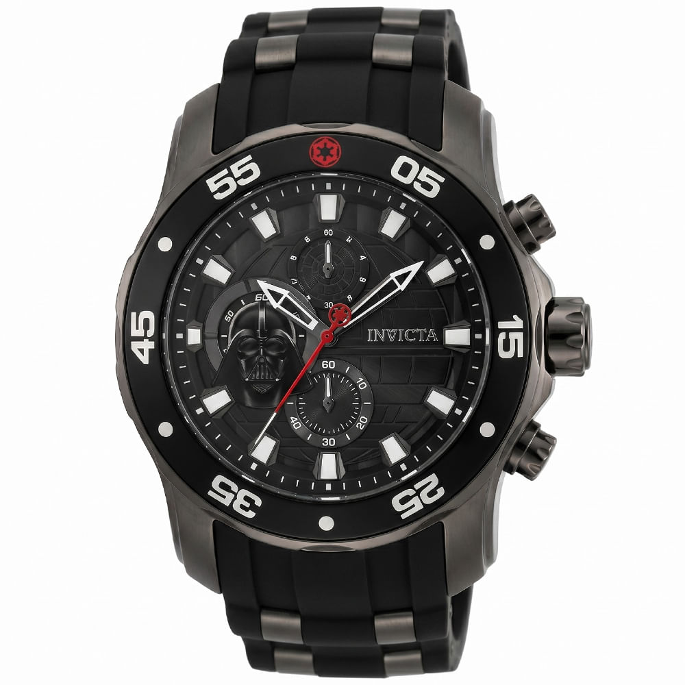Reloj Invicta Star Wars Darth Vader 37210 Edicion Limitada Cronómetro Acero Inoxidable